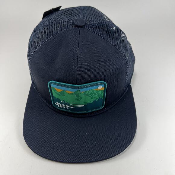 Coal Headwear Hat Trucker Mesh SnapBack Jackson Hole, Wyoming NWT Blue - Picture 10 of 10